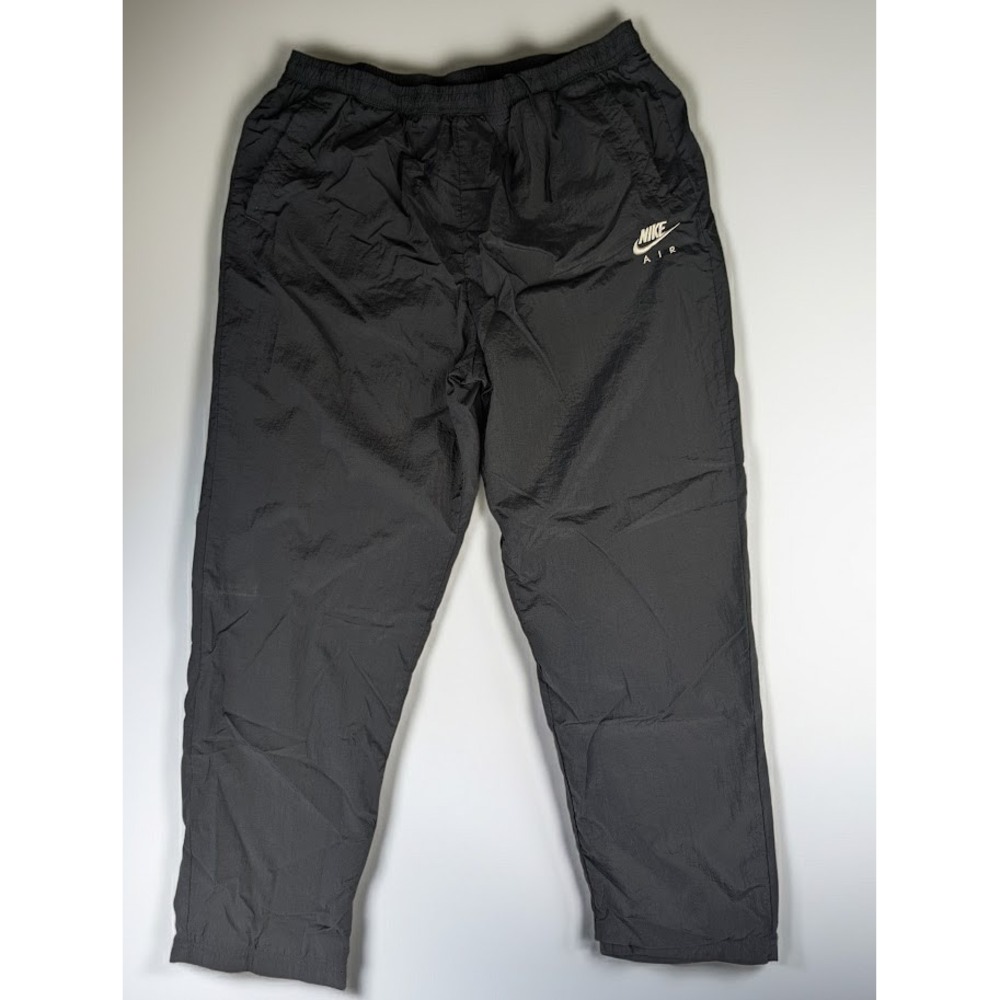 Vintage Nike Air Mens XL Black Nylon Windbreaker Pants Mesh Lined Track Joggers